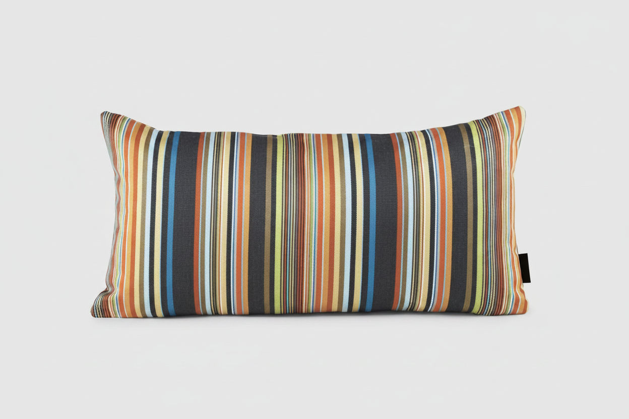 Pair of Ottoman Stripe Paul Smith Pillows 11 x 21