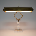 Vintage Brass Piano Lamp one on marble