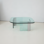 Leon Rosen Pace Glass Top Coffee Table