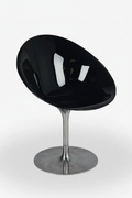 Eros Swivel Chair in Black By Stark