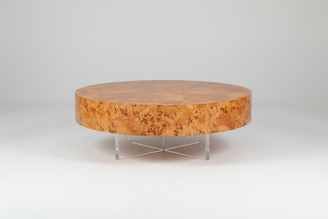 Jonathan Adler Bond Round Coffee Table 40 x 14