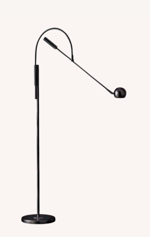 Restoration Hardware Brass Orbiter II Floor Lamp