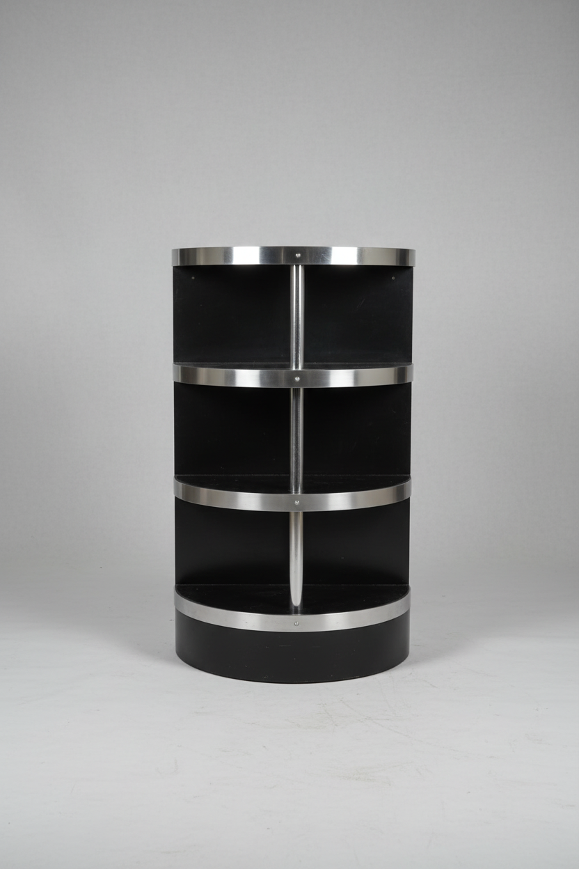 Art Deco Demi Lune Display Cabinet