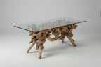 Vintage Driftwood Console Table