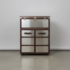 Timothy Oulton Steamer Trunk Cabinet 36”W x 16”D x 50”H