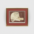 Carol Jablonsky Two Cats Lithograph signed 34 x 28