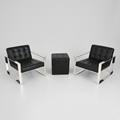 Pair of Modani Rivoli Armchairs & Ottoman