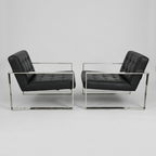 Pair of Modani Rivoli Armchairs & Ottoman