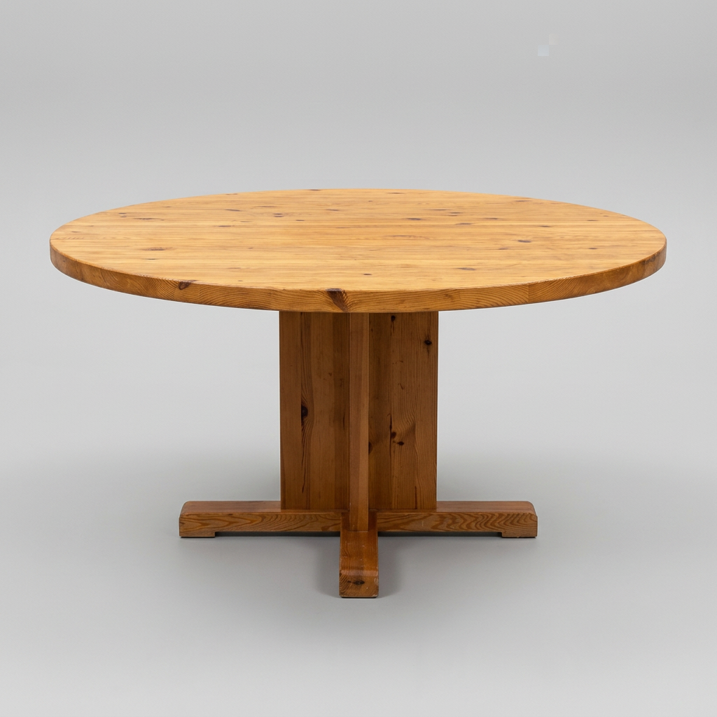 1970s Pine Dining Table by Rainer Daumiller