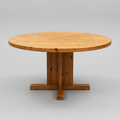 1970s Pine Dining Table by Rainer Daumiller