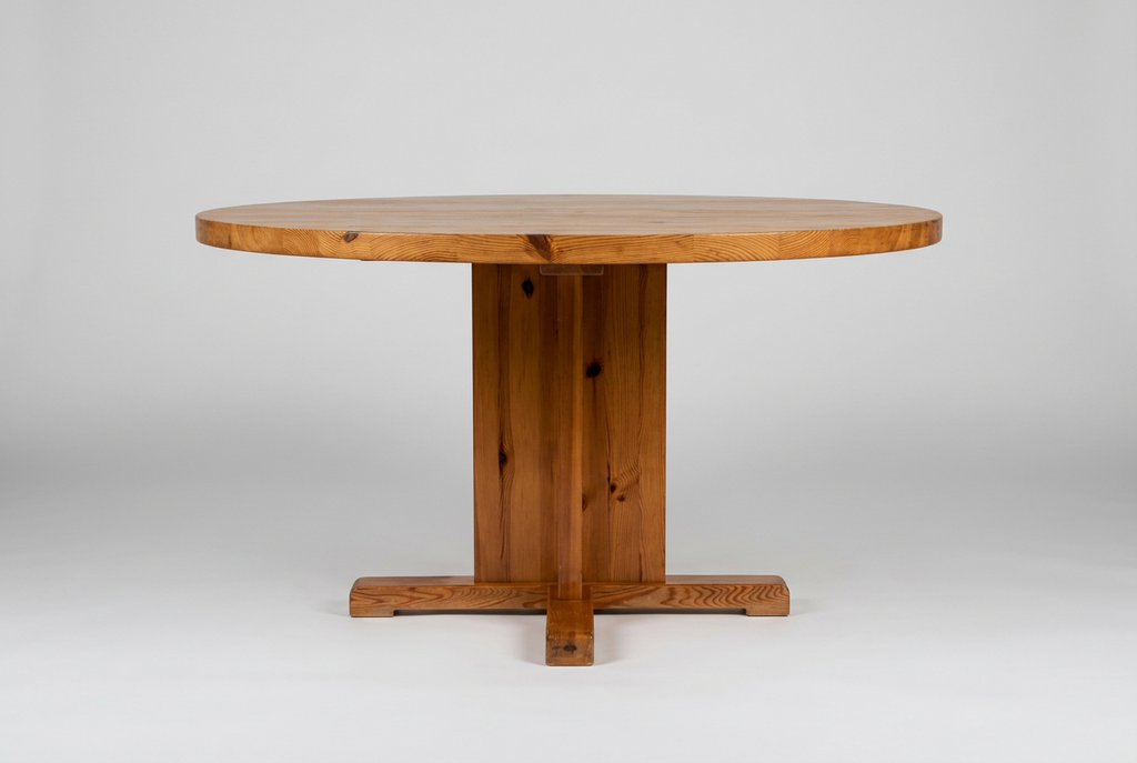 1970s Pine Dining Table by Rainer Daumiller