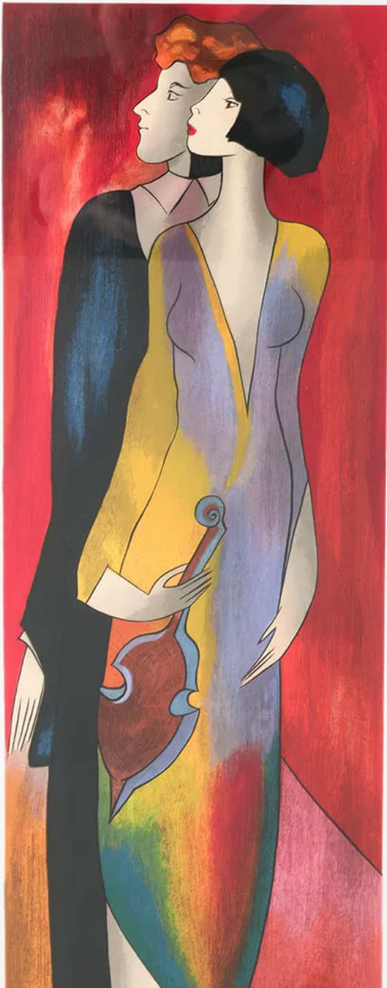 "West" Serigraph by Linda Le Kniff