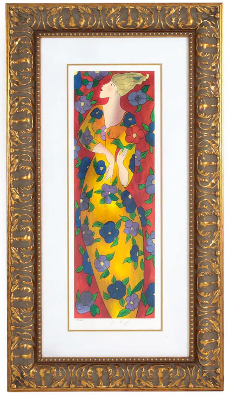 "Lynn" Serigraph by Linda Le Kniff