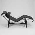 Le Courbusier LC4 Style lounge in Leather