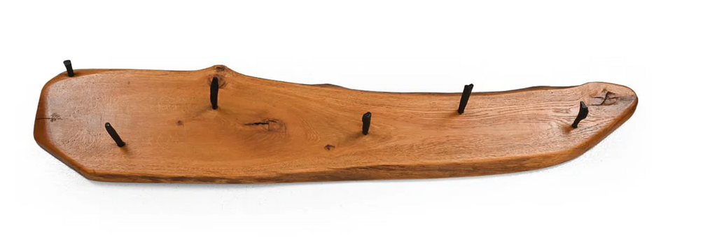 Live Edge Wood Hanging Coat Rack