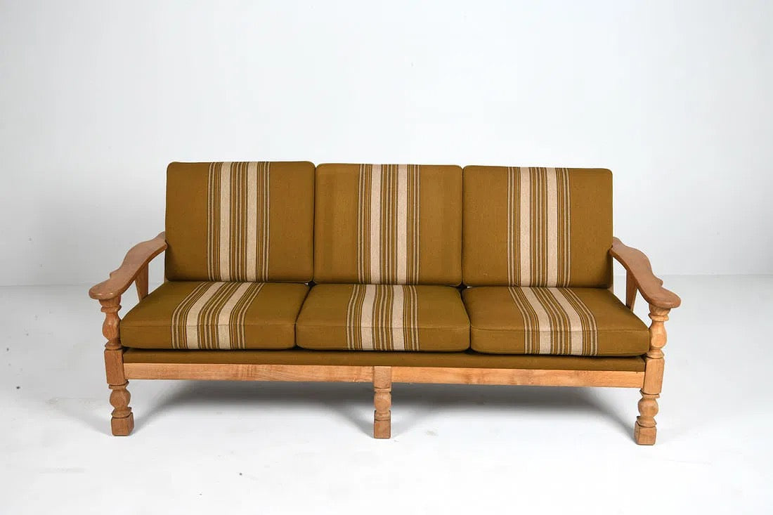 HENNING KJEARNULF STYLE DANISH OAK SOFA