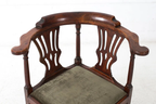 Antique Georgian Mahogany Corner Chair