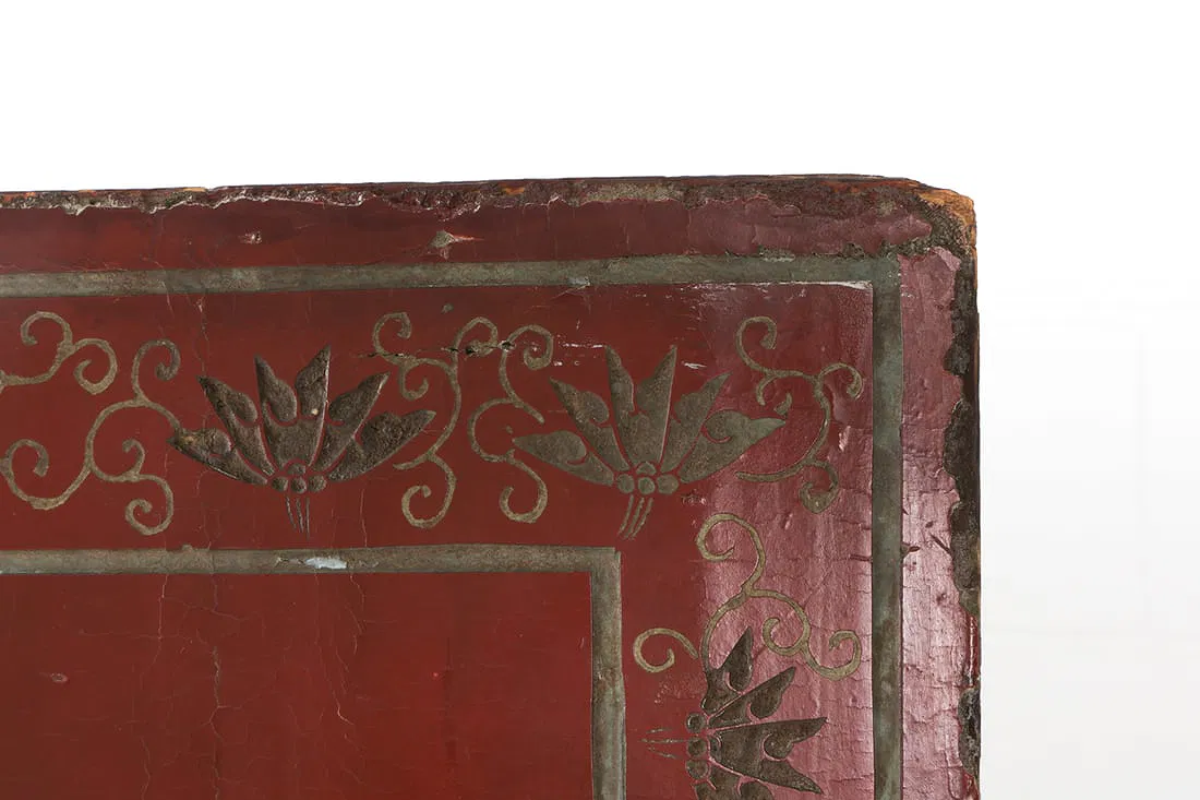 Antique Chinese Lacquered Room Divider