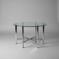 1960s MCM Glass Starburst Table