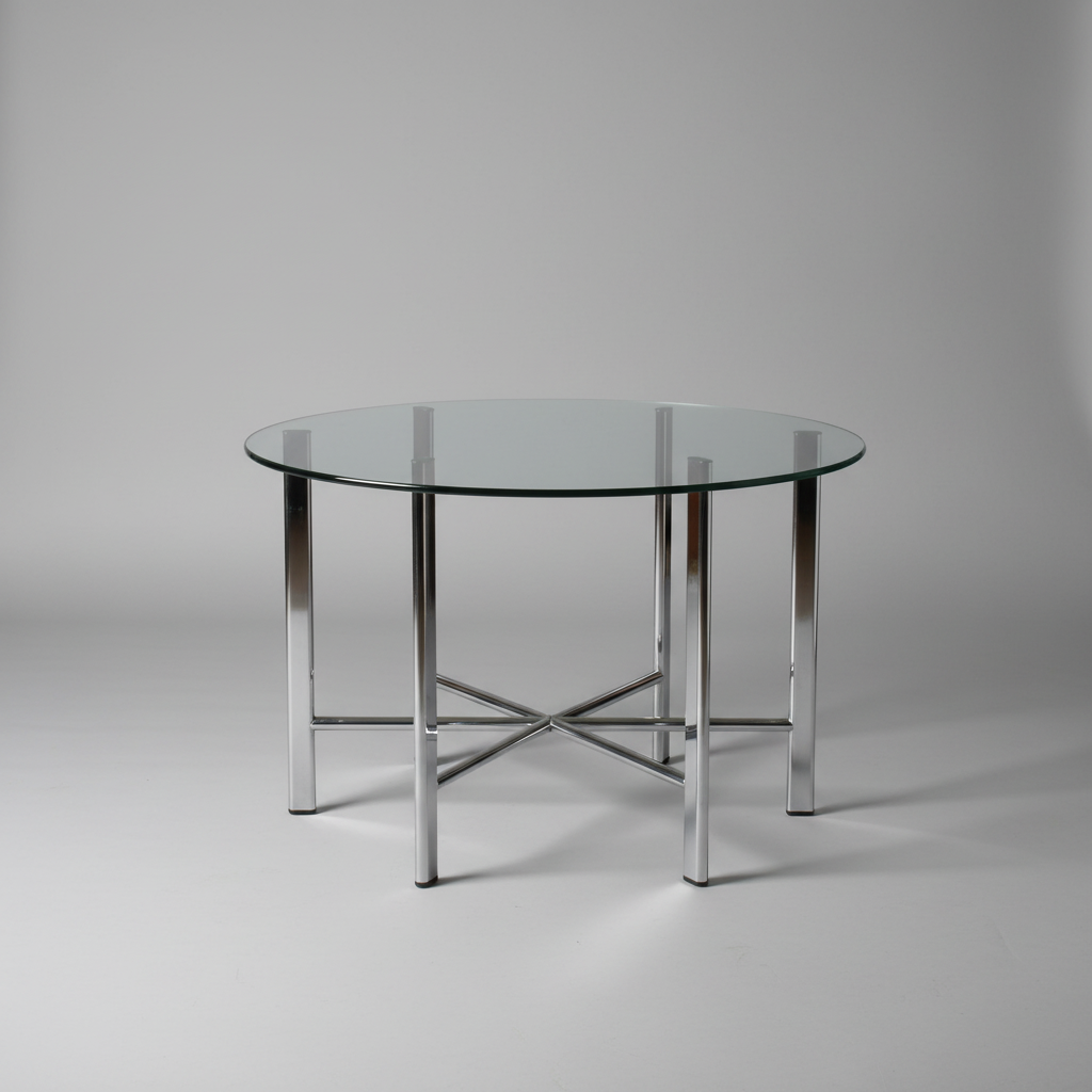 1960s MCM Glass Starburst Table