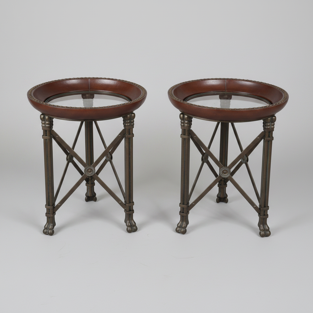 Maitland Smith Side Table  20Dx25H
