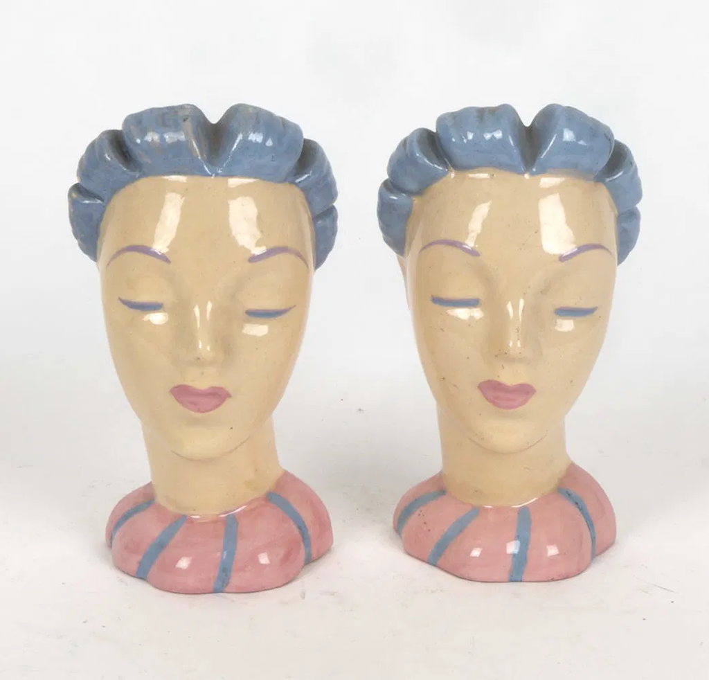 1940s Marti Hollywood Wall Vases
