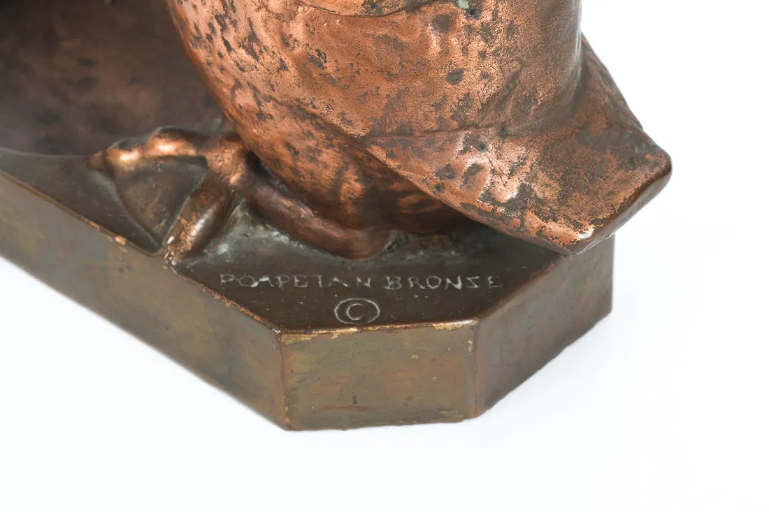 1920s Pompeian Bronze Cigarette Holder