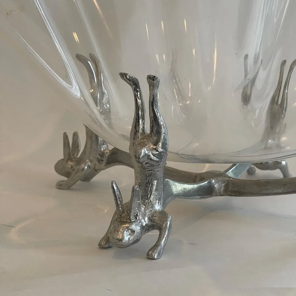 Rabbit Bowl by Arthur Court