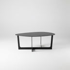 Erik Jørgensen Insula Coffee Table in Black Aluminum