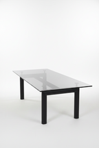Le Corbusier LC6 Smoked Glass Dining Table