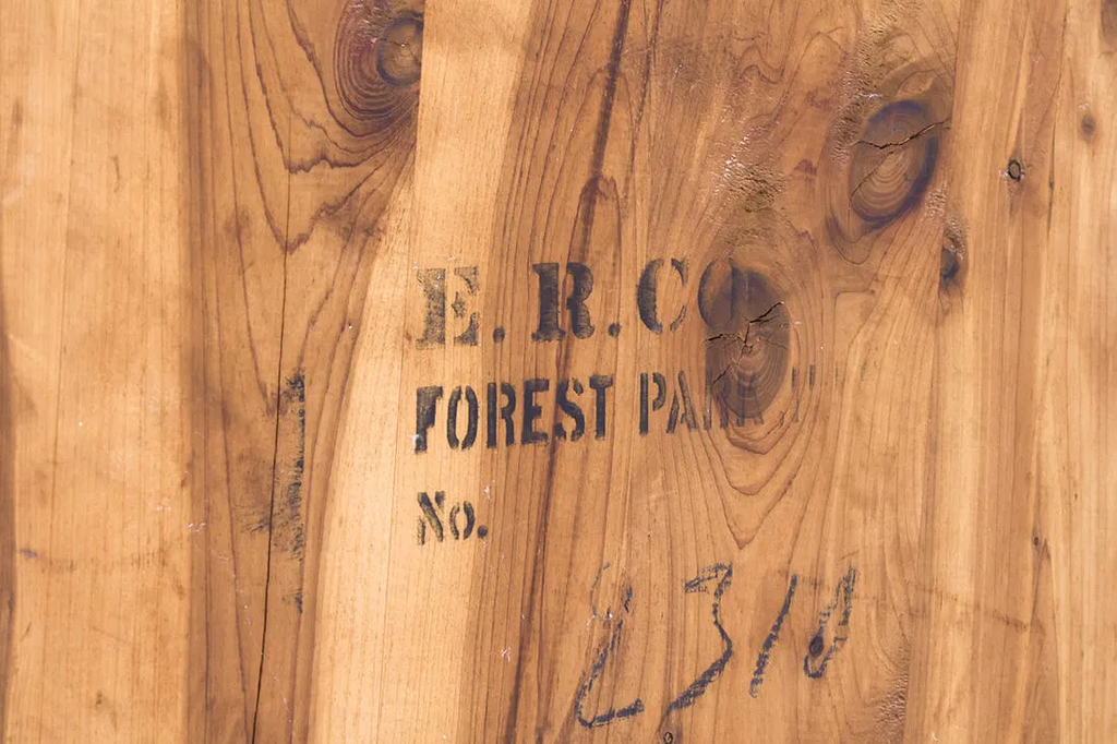 Edward Roos Park Line Cedar Chest c. Early 20th Century