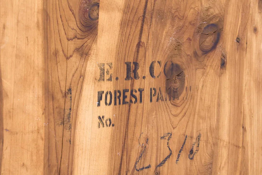 Edward Roos Park Line Cedar Chest c. Early 20th Century
