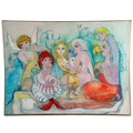 Zella Funck. Expressionist Painting, oil