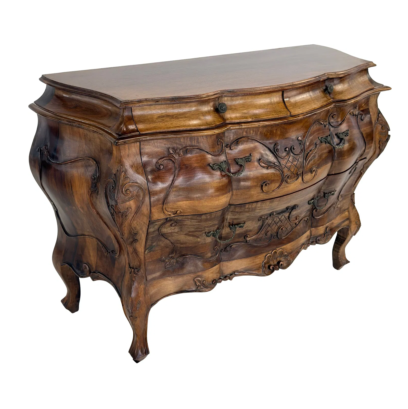Antique Louis XV 4 Drawer Dresser