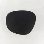 Erik Jørgensen Insula Coffee Table in Black Aluminum
