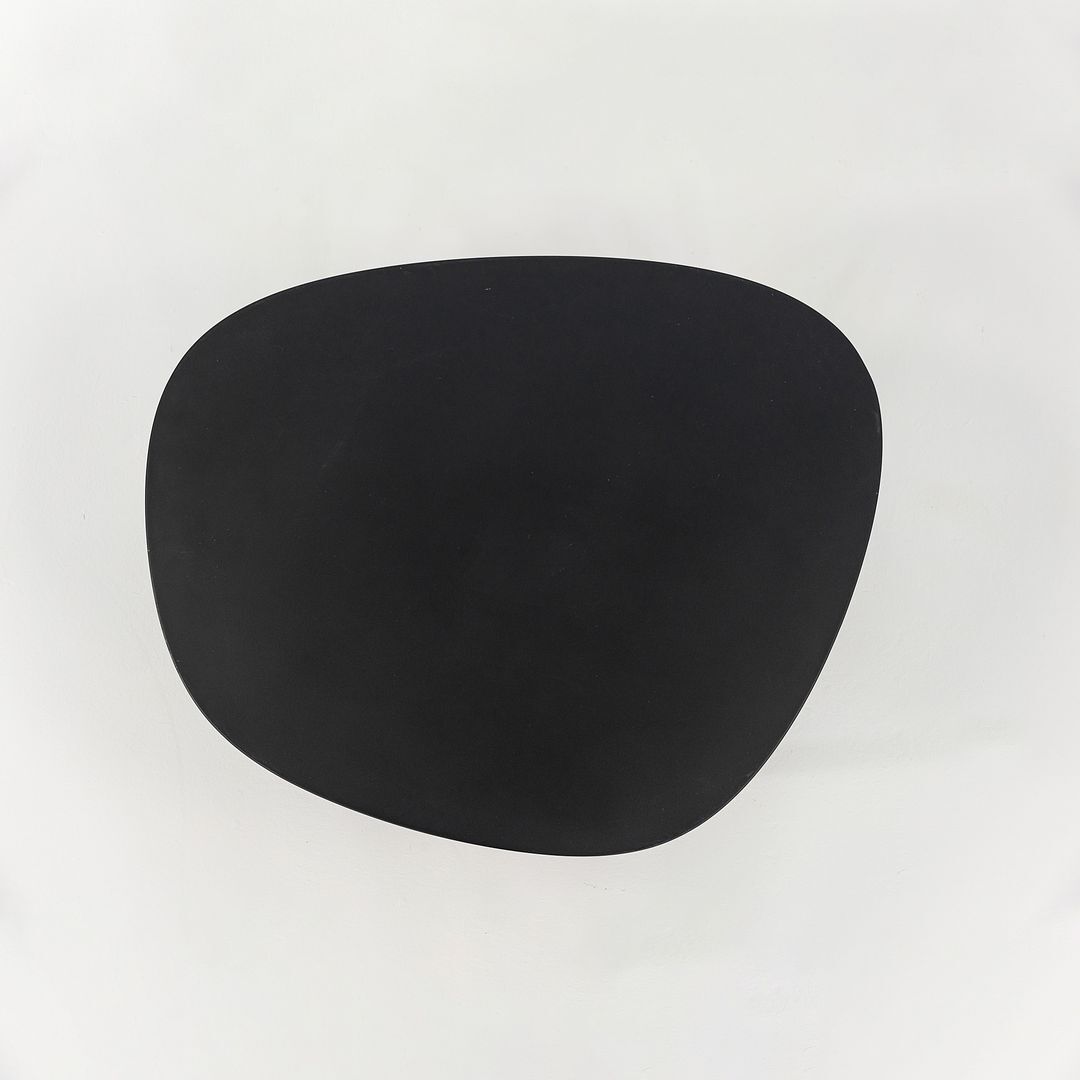 Erik Jørgensen Insula Coffee Table in Black Aluminum