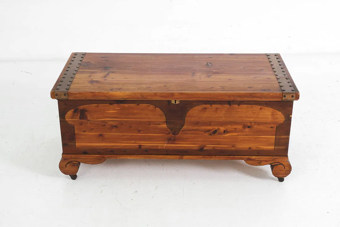 Edward Roos Park Line Cedar Chest c. Early 20th Century