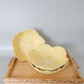 Bordallo Pinheiro Yellow Cabbage Bowl EACH