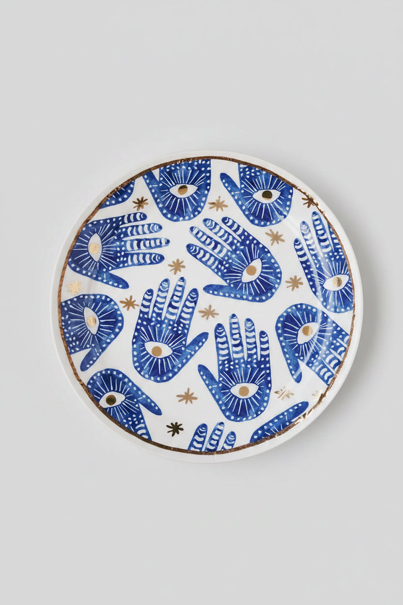 Anthropologie Hamsa/Evil Eye Plates