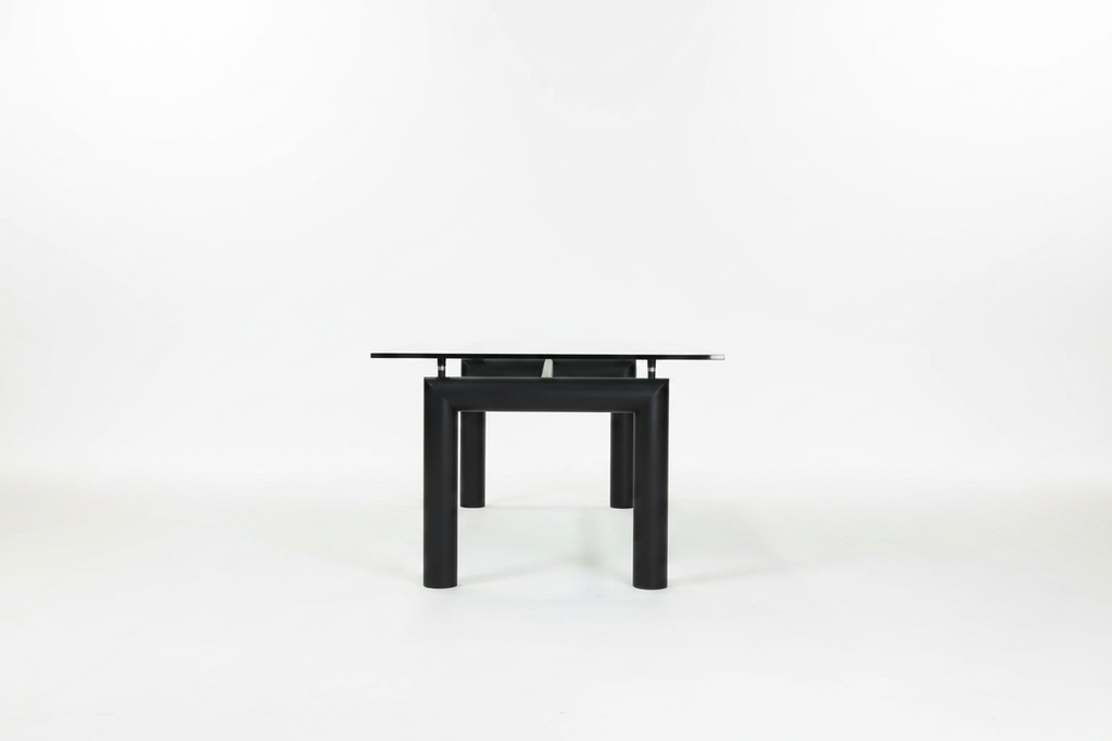 Le Corbusier LC6 Smoked Glass Dining Table