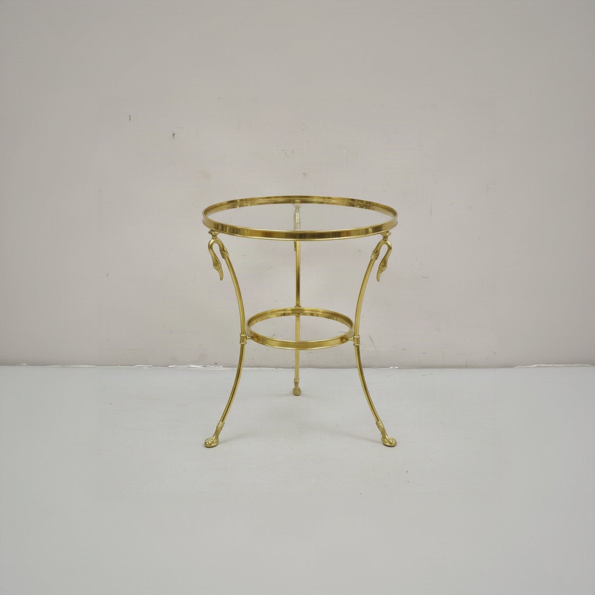 Hollywood Regency Swan Table