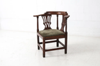 Antique Georgian Mahogany Corner Chair