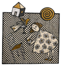 Post-War Outsider Art Wall Relief