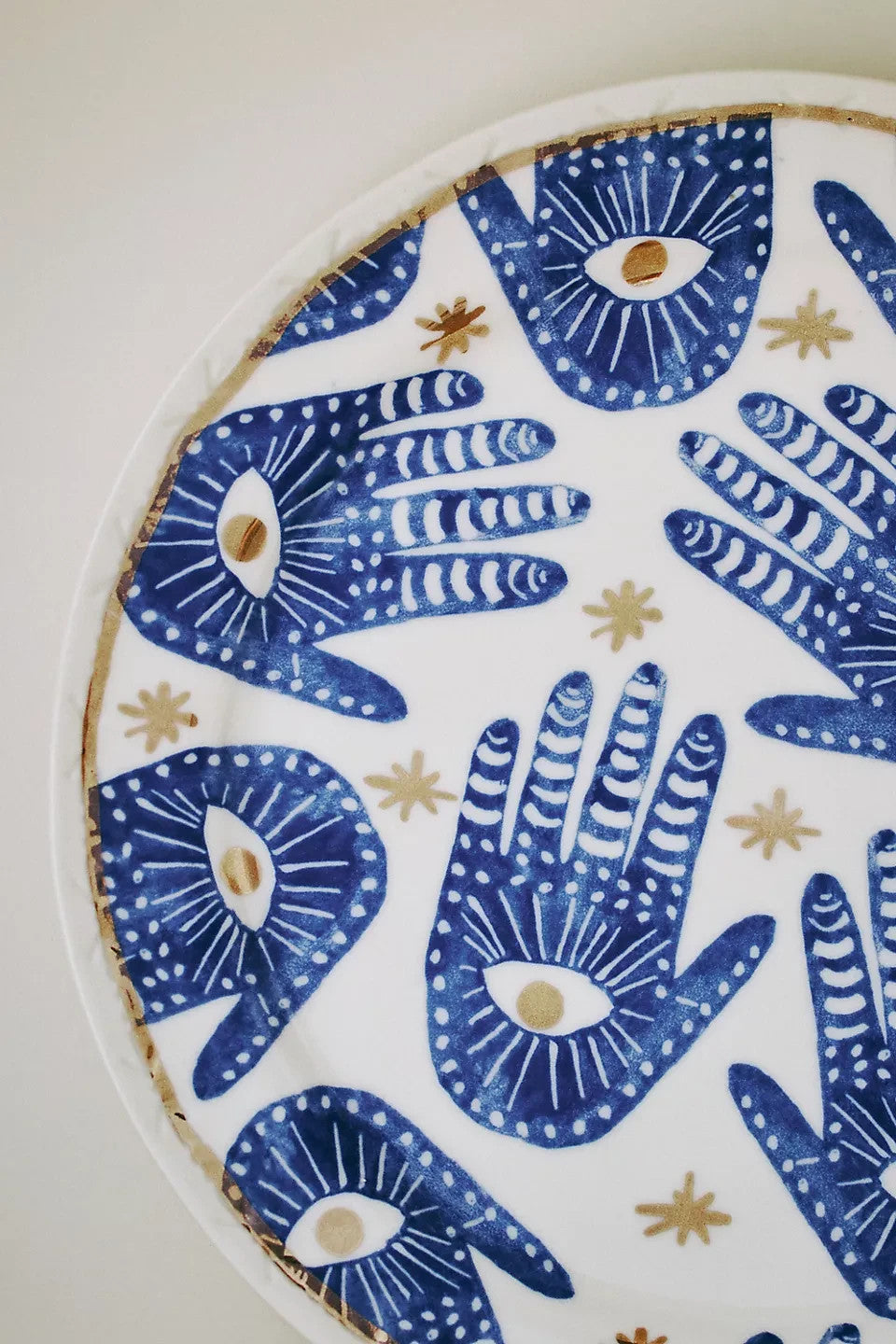 Anthropologie Hamsa/Evil Eye Plates