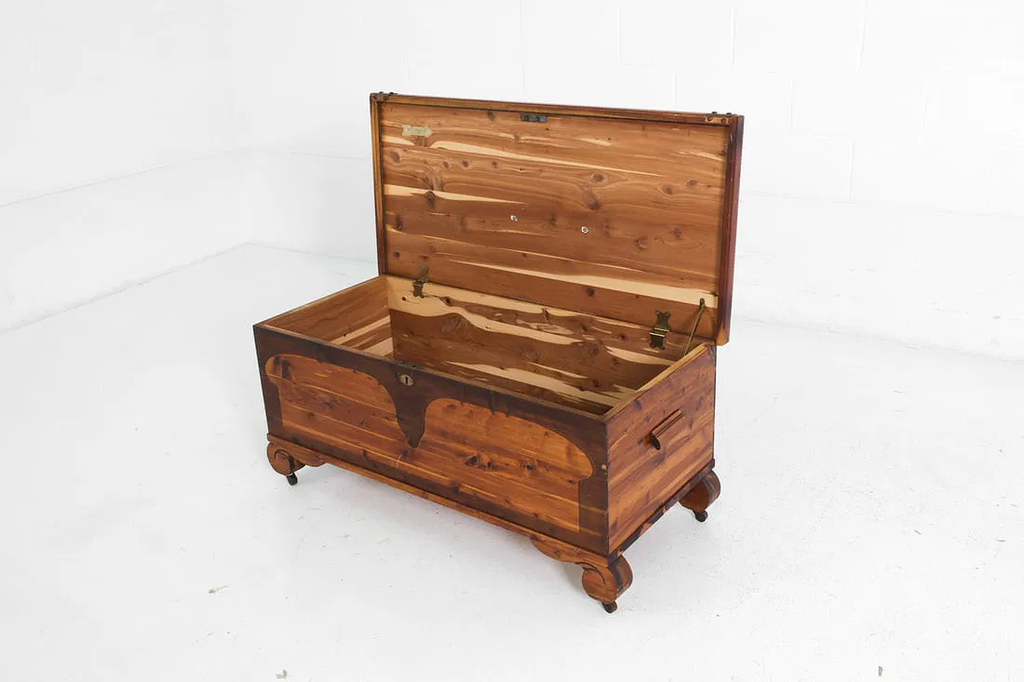 Edward Roos Park Line Cedar Chest c. Early 20th Century
