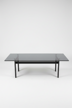 Le Corbusier LC6 Smoked Glass Dining Table