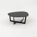 Erik Jørgensen Insula Coffee Table in Black Aluminum