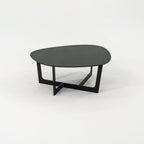 Erik Jørgensen Insula Coffee Table in Black Aluminum