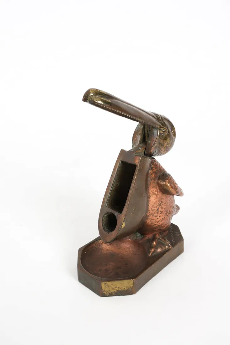 1920s Pompeian Bronze Cigarette Holder