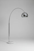 Large Vintage Chrome Arc Lamp